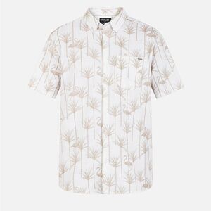 Hurley Beige Flamingo Print Casual Shirt